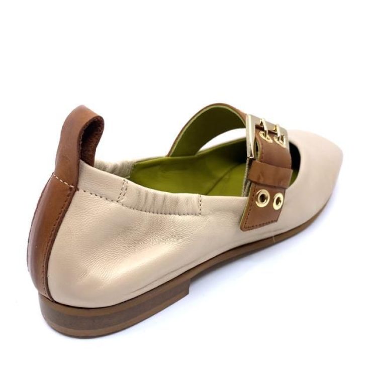  (9216 nappa ecru vitello cuoio) - K De Lathauwer Schoenen (Aalst)